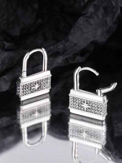 Star Lock Ear Buckle Fashion Western Style Earrings