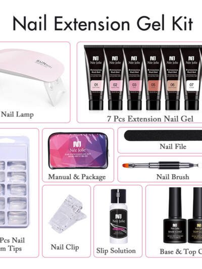 Popular 15ml Crystal Extended Glue Free Paper Cups Quick-drying Long-lasting Extended Glue Set Manicure Extended Glue