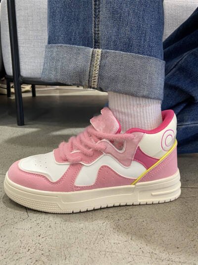 Women's Fashion Versatile High-top Thick-soled Sneakers