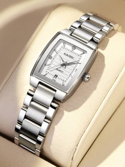 Special Interest Light Luxury Vintage Wine Bucket Waterproof Women's Watch