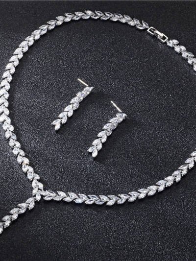 Bride Wedding Earrings Jewelry Set Jewelry Set