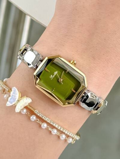 Bracelet Watch Cut Square Women's Small Square Watch