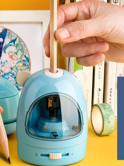 Electric Pencil Sharpener Eraser Table Vacuum Cleaner Students Stationery Office School Supplies