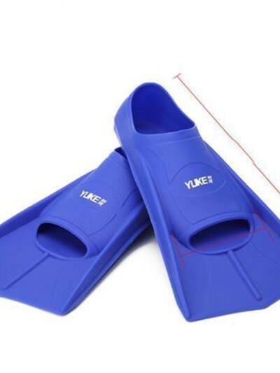 Swimming fins men's freestyle silicone short fins