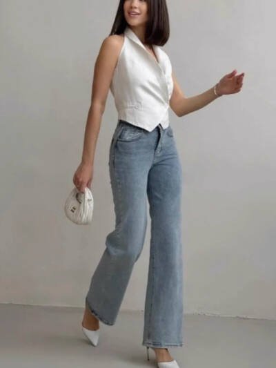 Womens Flared Pants For Autumn