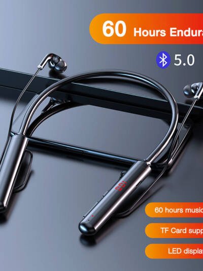 Sports neckband wireless headphones