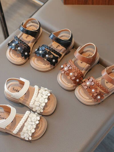 Personality Flower Soft Bottom Sandals