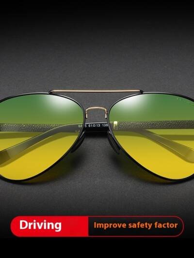 Day And Night Polarized Sunglasses Night Vision Glasses