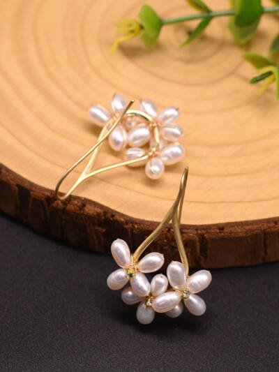 Original Earrings Natural Freshwater Pearls Handmade Earrings