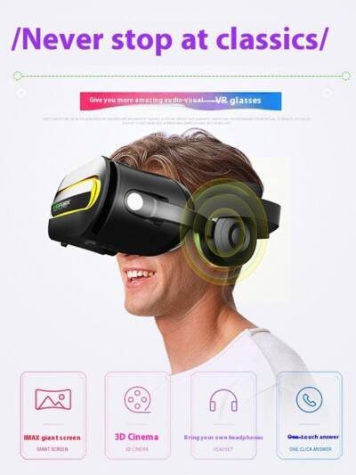 Smart Glasses HD VR Movie Game Bluetooth Headset All-in-one Machine Glasses