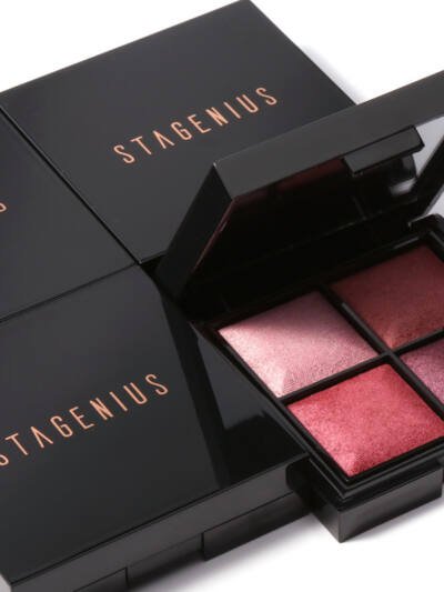 STAGENIUS four-color baked eyeshadow tray