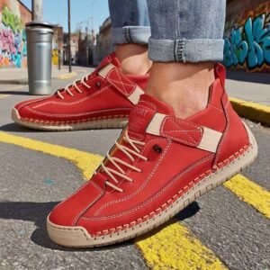 Leather Boots For Outdoor Casual Wear Available In Large Sizes For Both