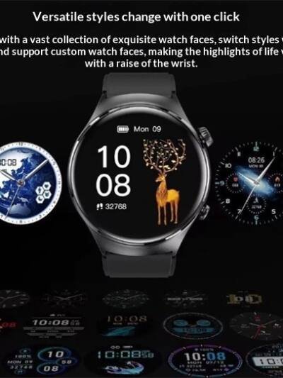 Smartwatch With Bluetooth Calling Fitness Tracking Step Counting And Health Monitoring