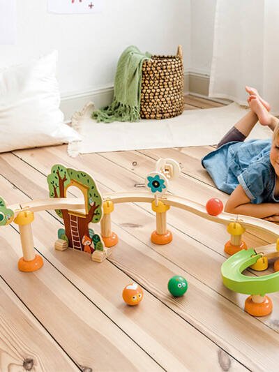Wooden Educational Toys Pipe Building Blocks Ins Toy Assembly