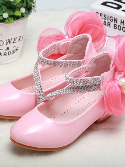 Little High-heeled Big Kids Princess Shoes