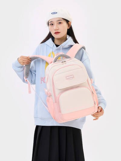 New Junior High School Backpack Girls Super Light