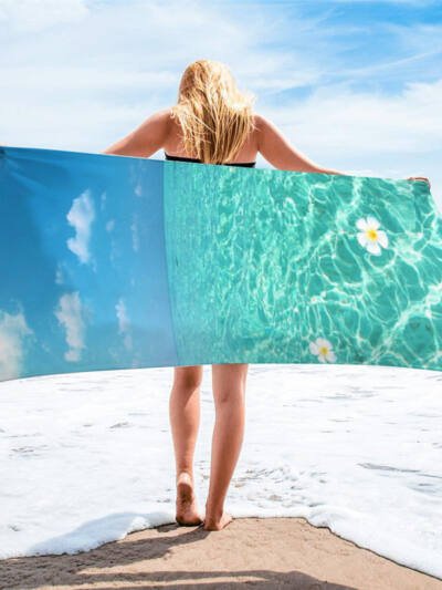 Square beach towel