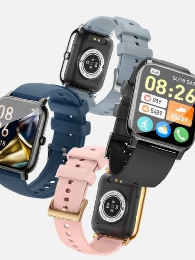 Smart Watch P90 New 185 Square Screen Bluetooth Calling Information Reminder Breathing Training Heart Rate Sleep Monitoring