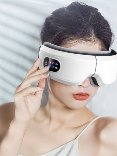 Eye Massager Air Pressure Vibration Eye Protector Bluetooth Eye Massage Relax Migraines Relief Improve Sleep