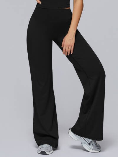 New Autumn And Winter Trousers High Waist Wide Leg Loose Track Pants
