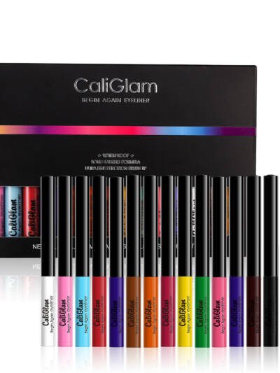 Non Smudge Waterproof Long Lasting Fine 16 Color Liquid Eyeliner Set
