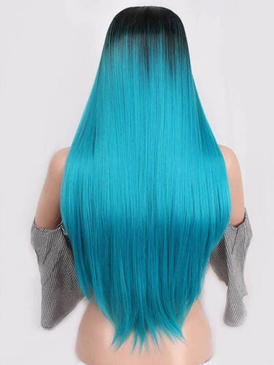 Women's fake long straight hair