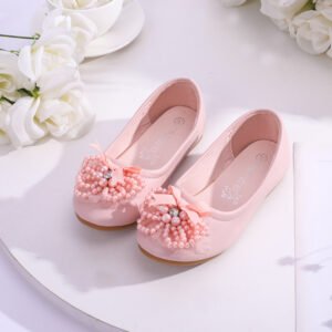 Korean Rhinestone Princess Square Mouth Shoes