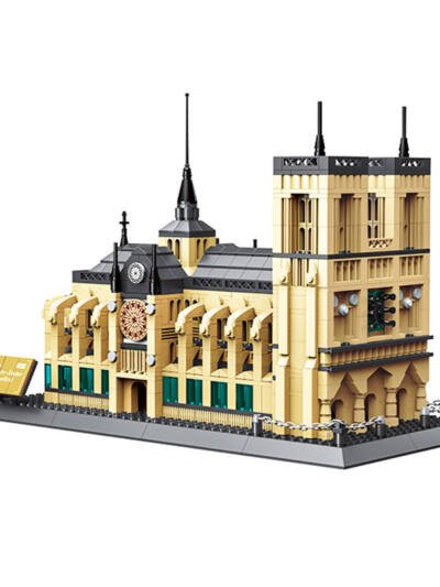 Assembled building block toys