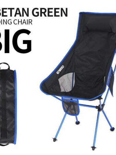 Moon Chair Heightening Large Fishing Chair Folding Chair Camping Back Chair Aluminum Alloy Leisure Chair