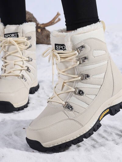 Womens Snow Boots With Fleece Lining For Extra Warmth