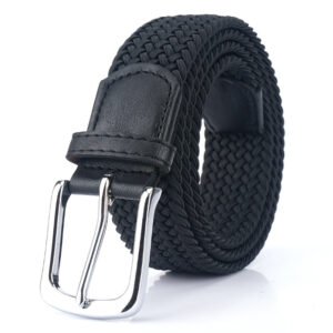 Canvas Elastic Stretch Belt Pin Buckle Canvas Belt