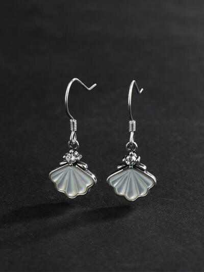 One Shell Sterling Silver 925 Earrings Female Ear Clip Earrings