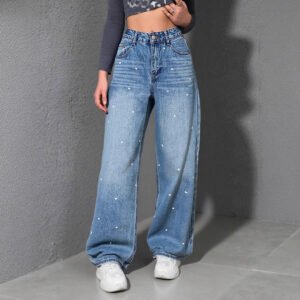 Women's High Waist Loose Jeans