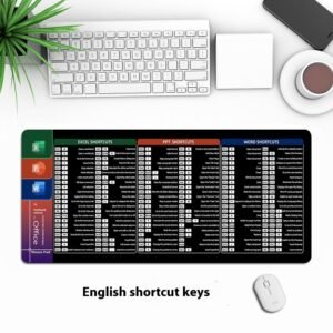 English Version Shortcut Key Mouse Pad Non-slip