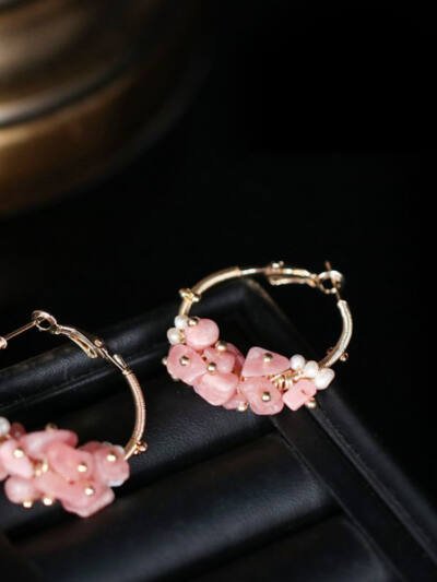 Water Pearl Temperament Girl Earrings
