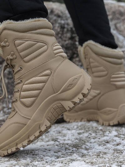Snow Boots Men's Ski Insulation Cotton Shoes Waterproof And Cold-proof