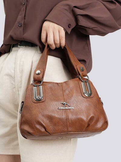 European And American-style Handbag Made From Soft Leather