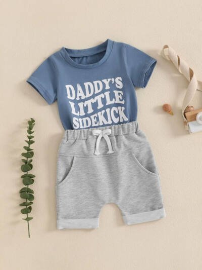 Boys' Fashion Engineering Vehicle Printing Suit