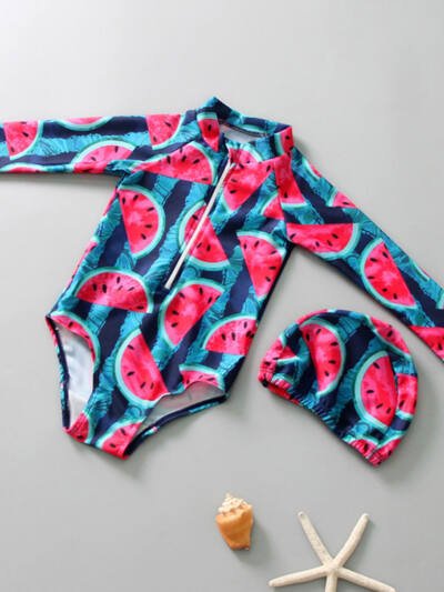 Cool watermelon children's swimwear