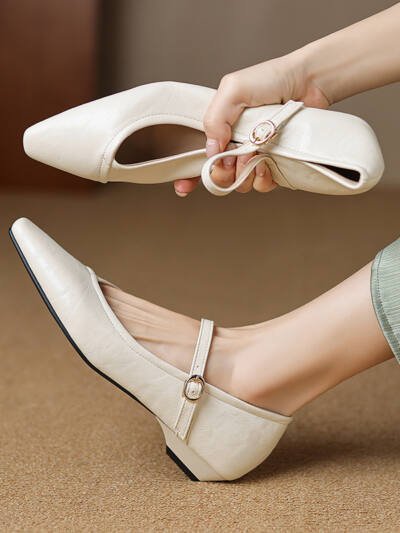 Womens Casual Low-heeled All-match Shoes