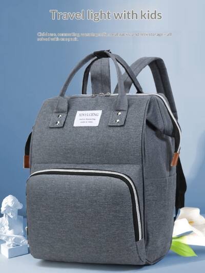 Mom Bag With Large Capacity And Multiple Functions