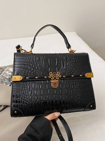 Large-Capacity Womens Handbag With Pattern