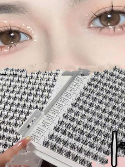 Single Cluster Eyelash Style Book Storage Book