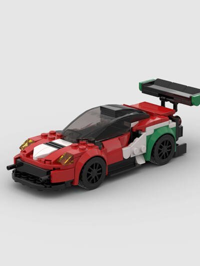 Boys Fashion Sports Car Modeling Assembled Toys