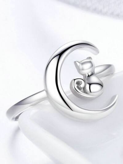 s925 sterling silver Couple ring