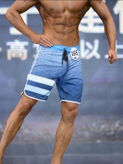 Mens Fitness And Bodybuilding Competition Shorts