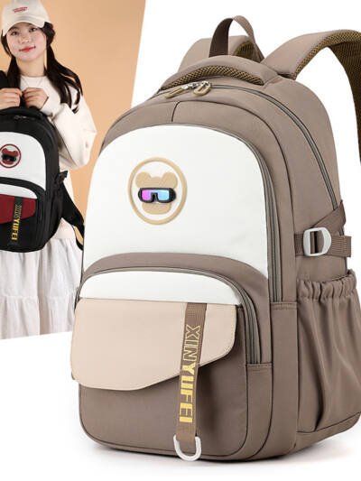 New Girls' Portable Burden Alleviation Good-looking Backpack