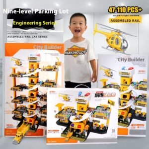 Electric Rail Car Parking Lot Children's Toys