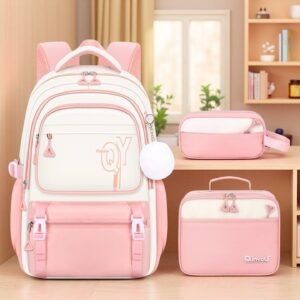 New Stylish Elementary School Backpack Cute Kids Backpack  Casual 3  piece Set