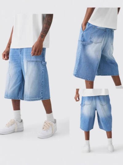 Mens Stylish Casual Denim Shorts